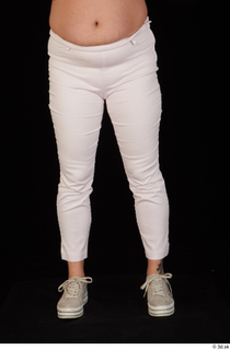 Donna dressed leg lower body sneakers white pants 0001.jpg